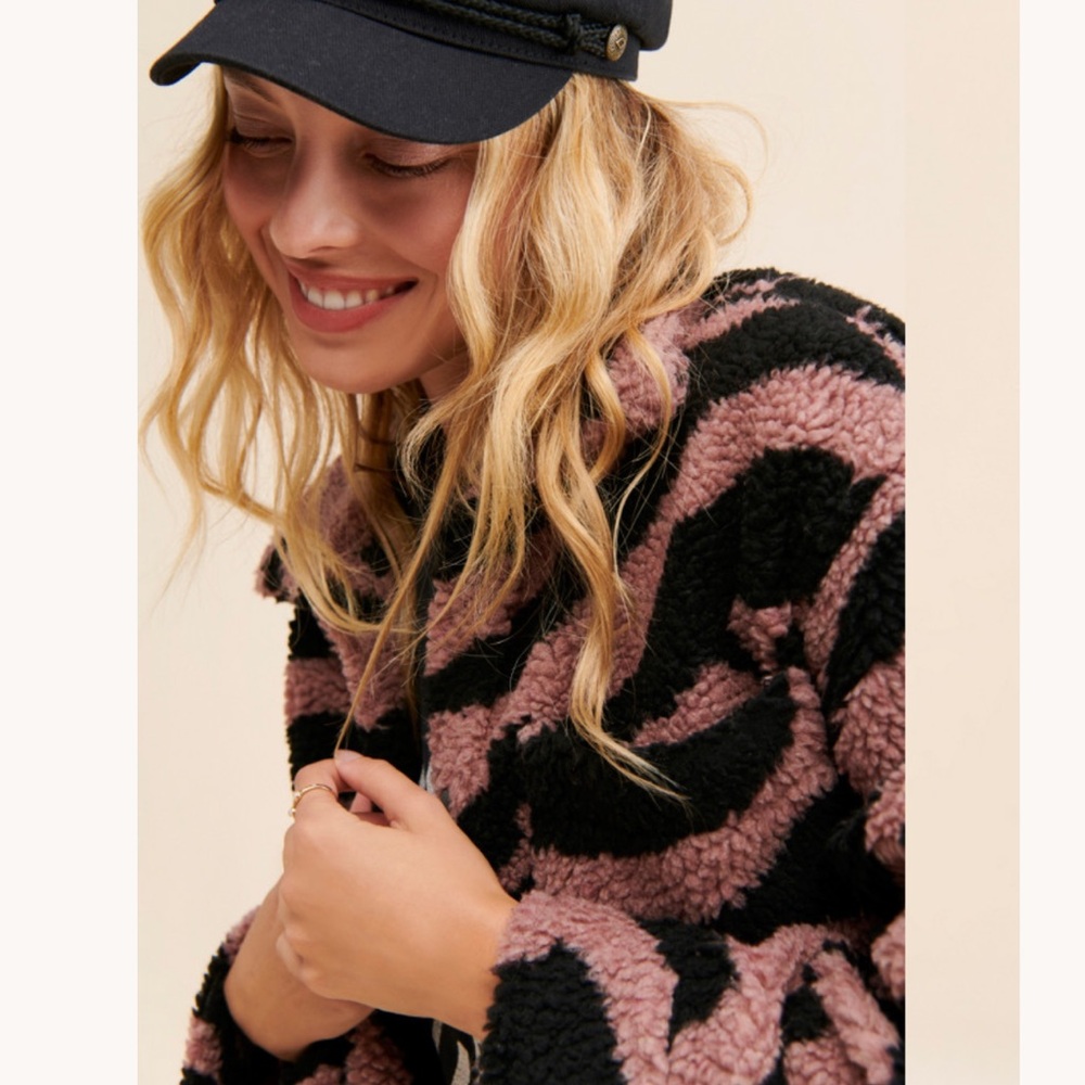 Pistola Lynn Oversized Shearling Jacket - Picture 3 of 9